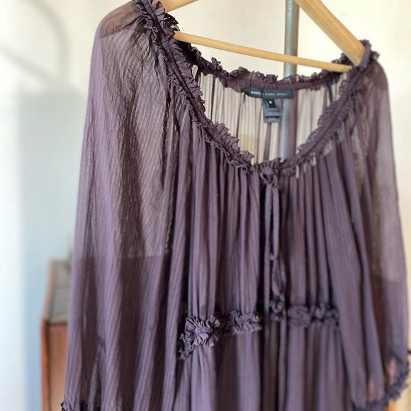 MARC JACOBS | 100% Silk Poet Babydoll Dress - Picture 3 of 13